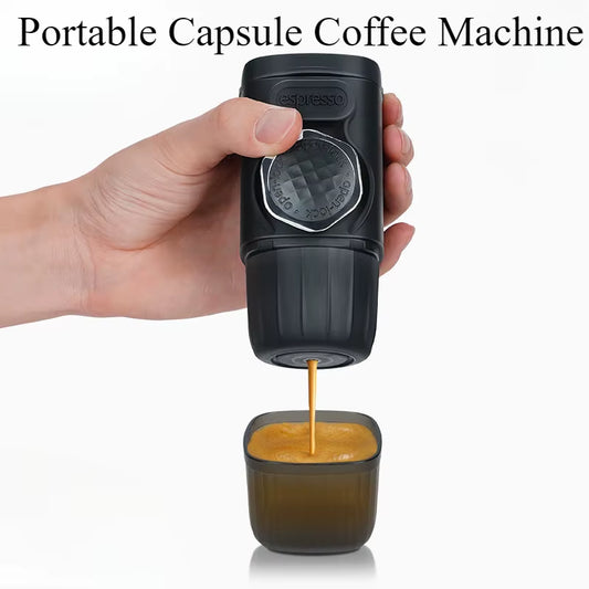 Portable Coffee Machine Office Outdoor Hand-Pressed Espresso Machine Household Capsule Coffee Machineconvenient Cleaning