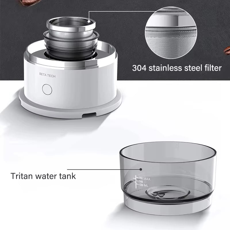 Mini Coffee Machine Hand-Pressed Coffee Maker Coffee Brewer Grinder Automatic Hand Drip Coffee Americano Maker Coffeeware