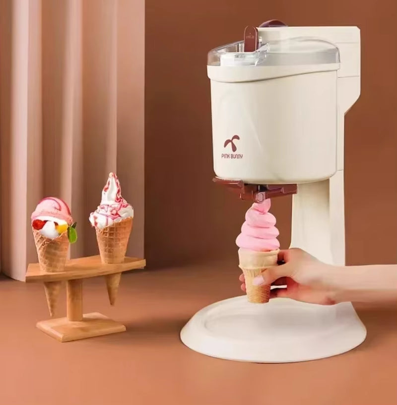 New Ice Cream Machine Home Small Automatic New Cone Machine Ice Cream Machine Children Homemade Ice Cream