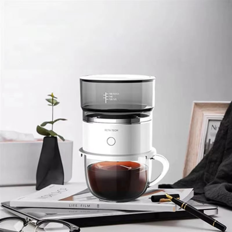 Mini Coffee Machine Hand-Pressed Coffee Maker Coffee Brewer Grinder Automatic Hand Drip Coffee Americano Maker Coffeeware