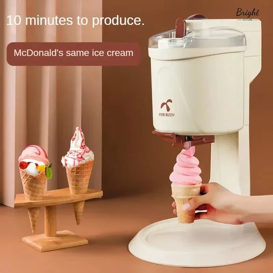 New Ice Cream Machine Home Small Automatic New Cone Machine Ice Cream Machine Children Homemade Ice Cream
