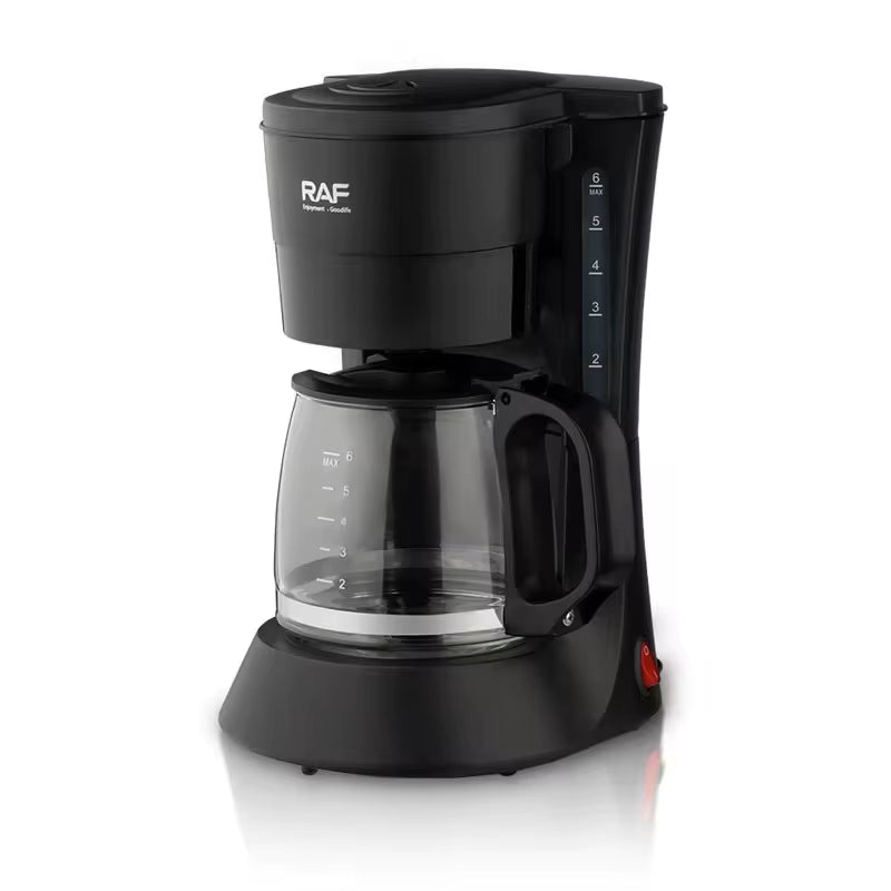 600Ml Electric Coffee Maker Machine, 600W Household Semi-Automatic Small Milk Coffee Pot, Office Bedroom Mocha Pot ,Anti-Drip