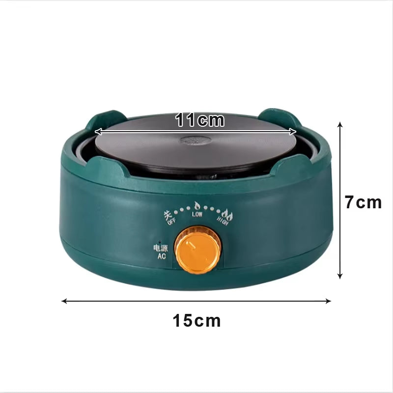 250/500W New Multipurpose Electric Stove Water Boiling Tea Stove Mini Electric Stove Tea Maker for Flat Cookware and Cups